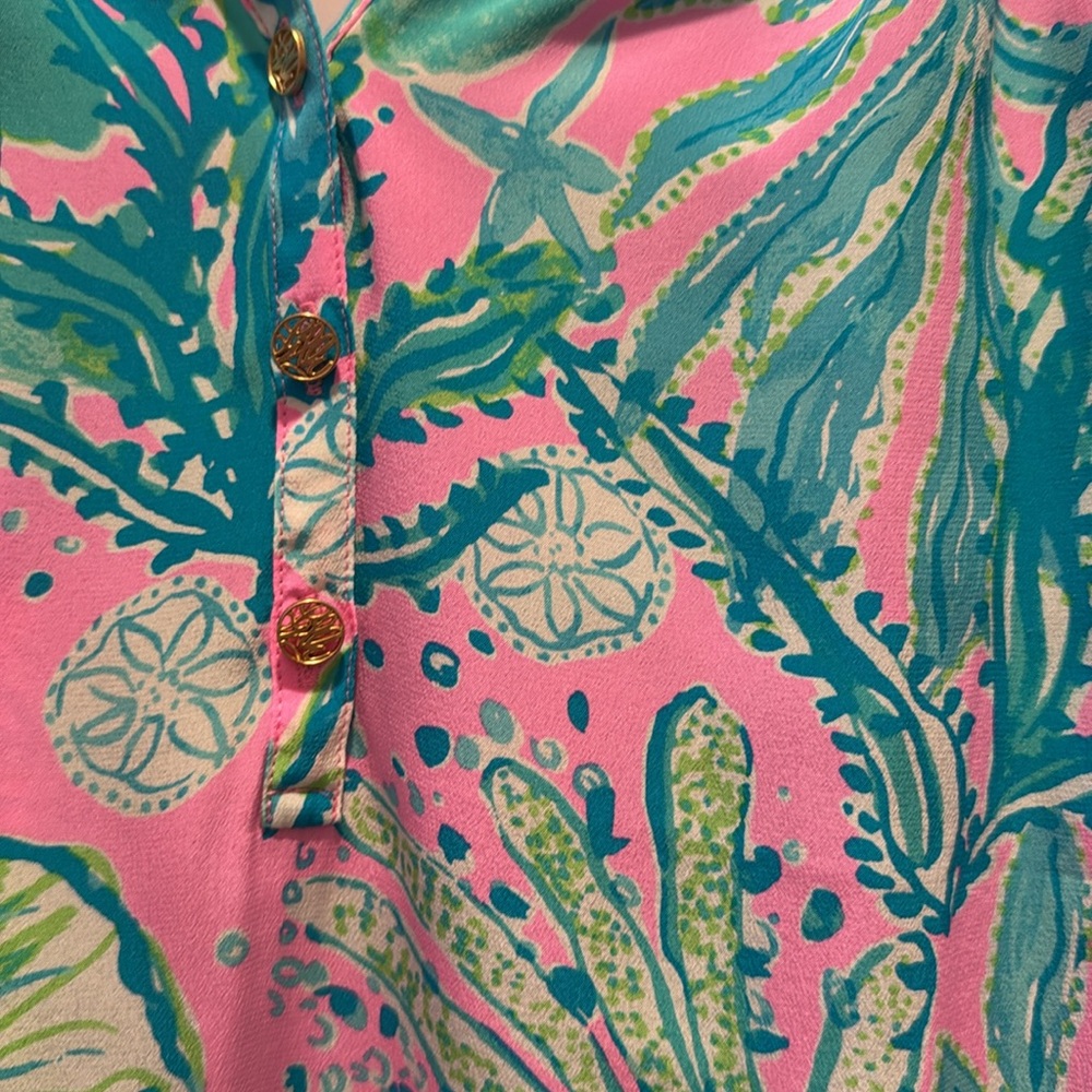Lilly Pulitzer Elsa Top Mandevilla Baby Hip Nautic XL NWT - Picture 2 of 5